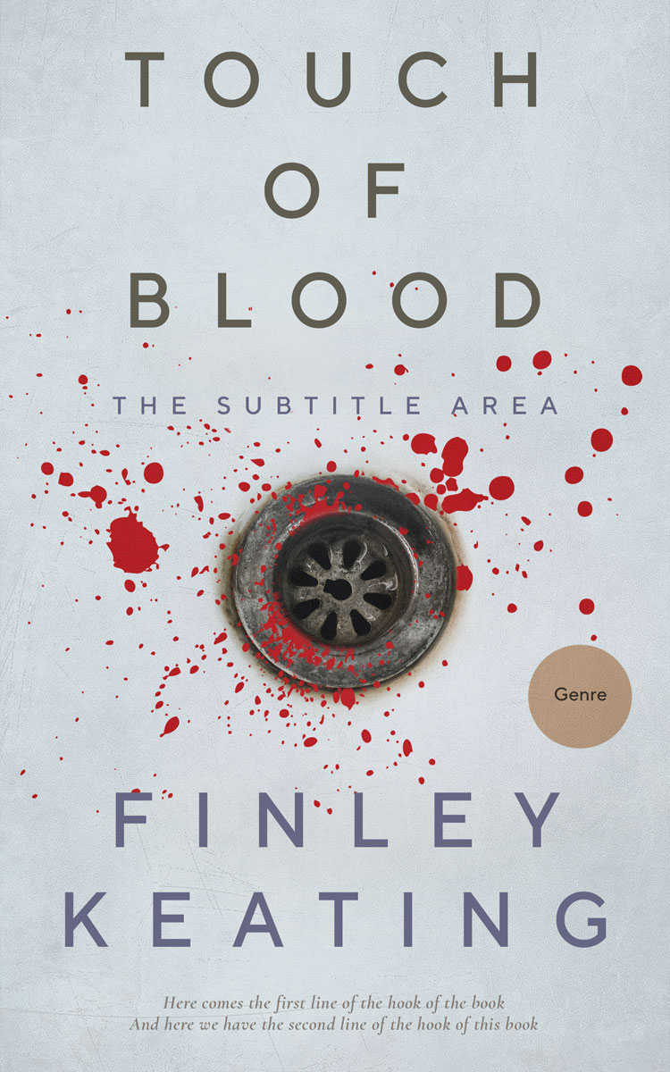 2D view of Premade Mystery & Thriller & Suspense Book Cover - Iron