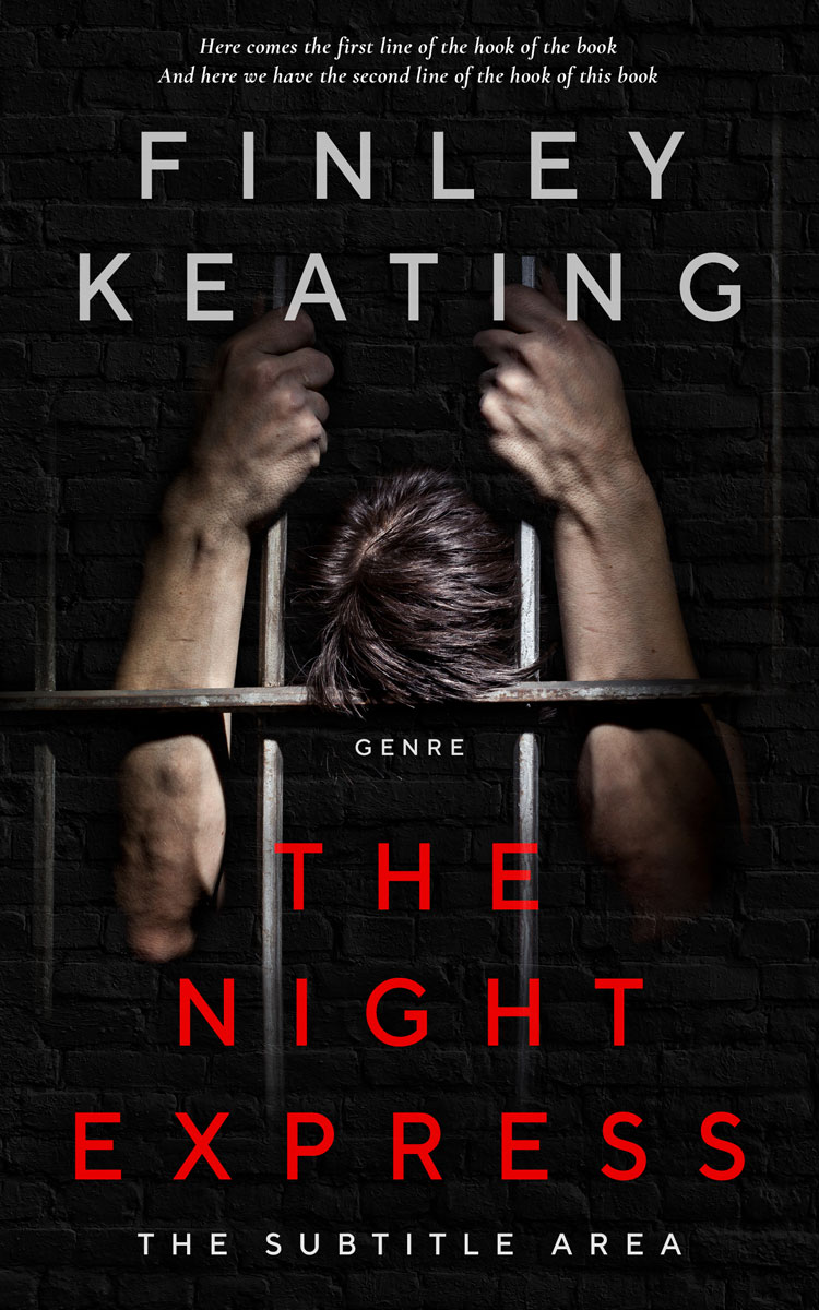 2D view of Premade Mystery & Thriller & Suspense Book Cover - Cod Gray