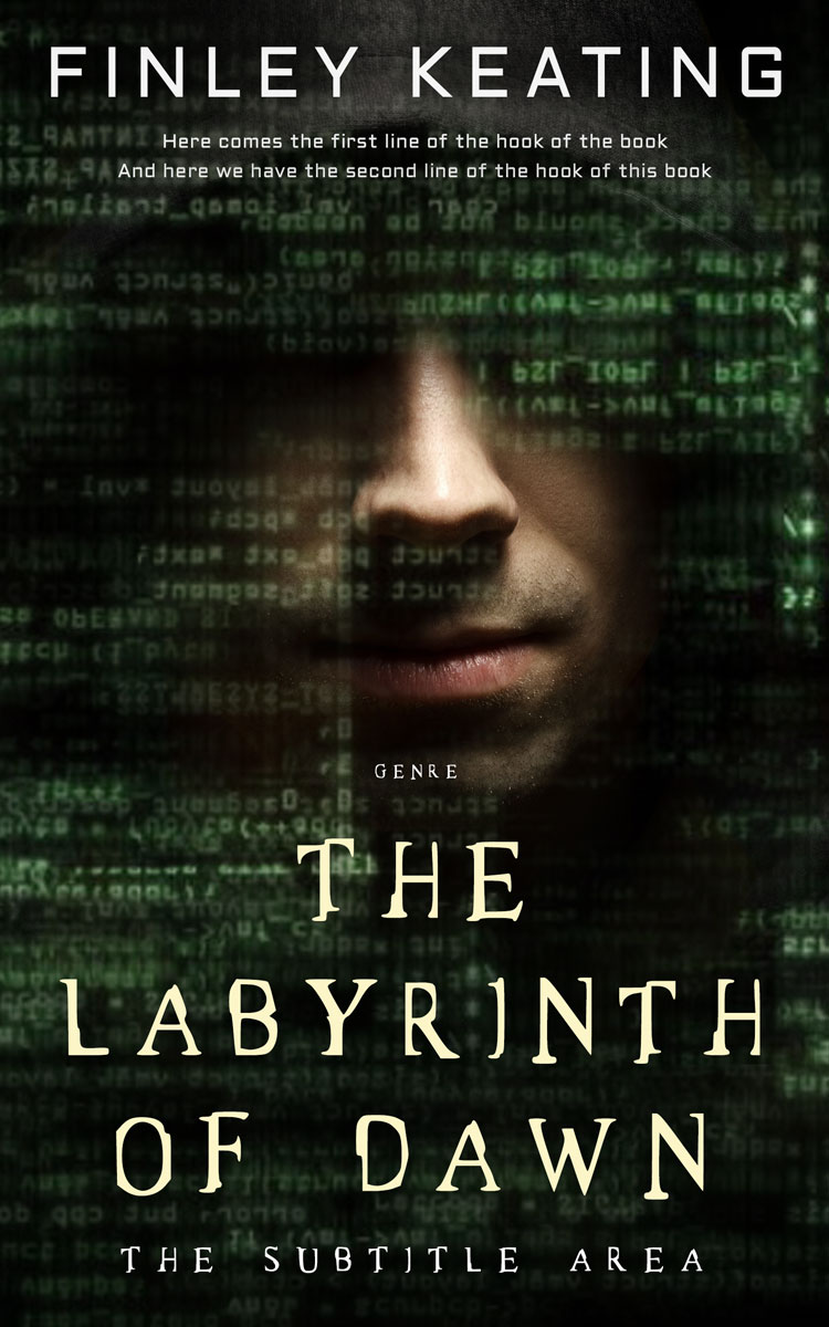 2D view of Premade Mystery & Thriller & Suspense Book Cover - Rangoon Green