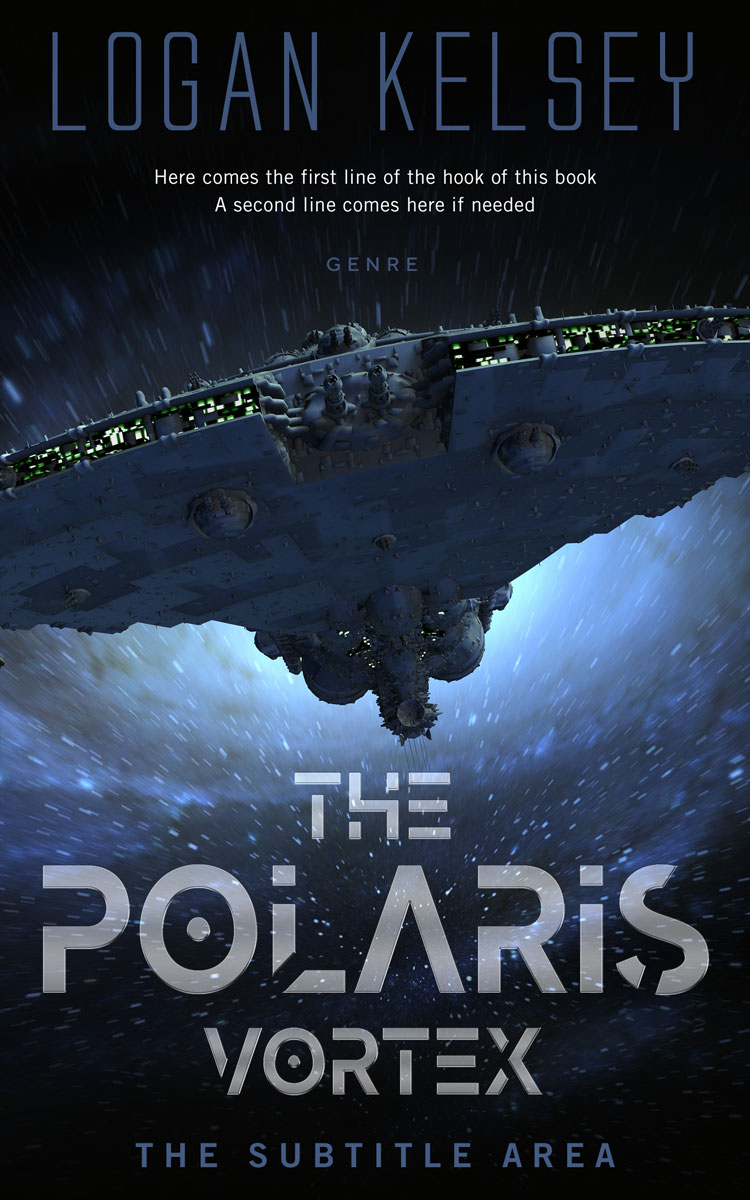 2D view of Premade Science Fiction Book Cover - Mirage