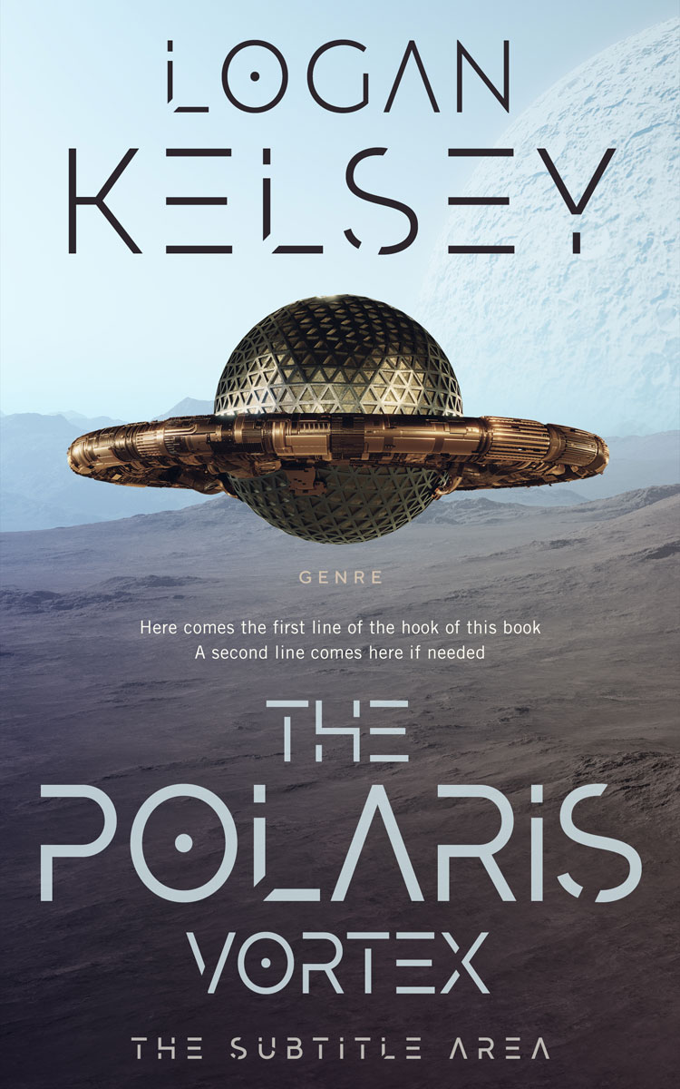 2D view of Premade Science Fiction Book Cover - Tundora