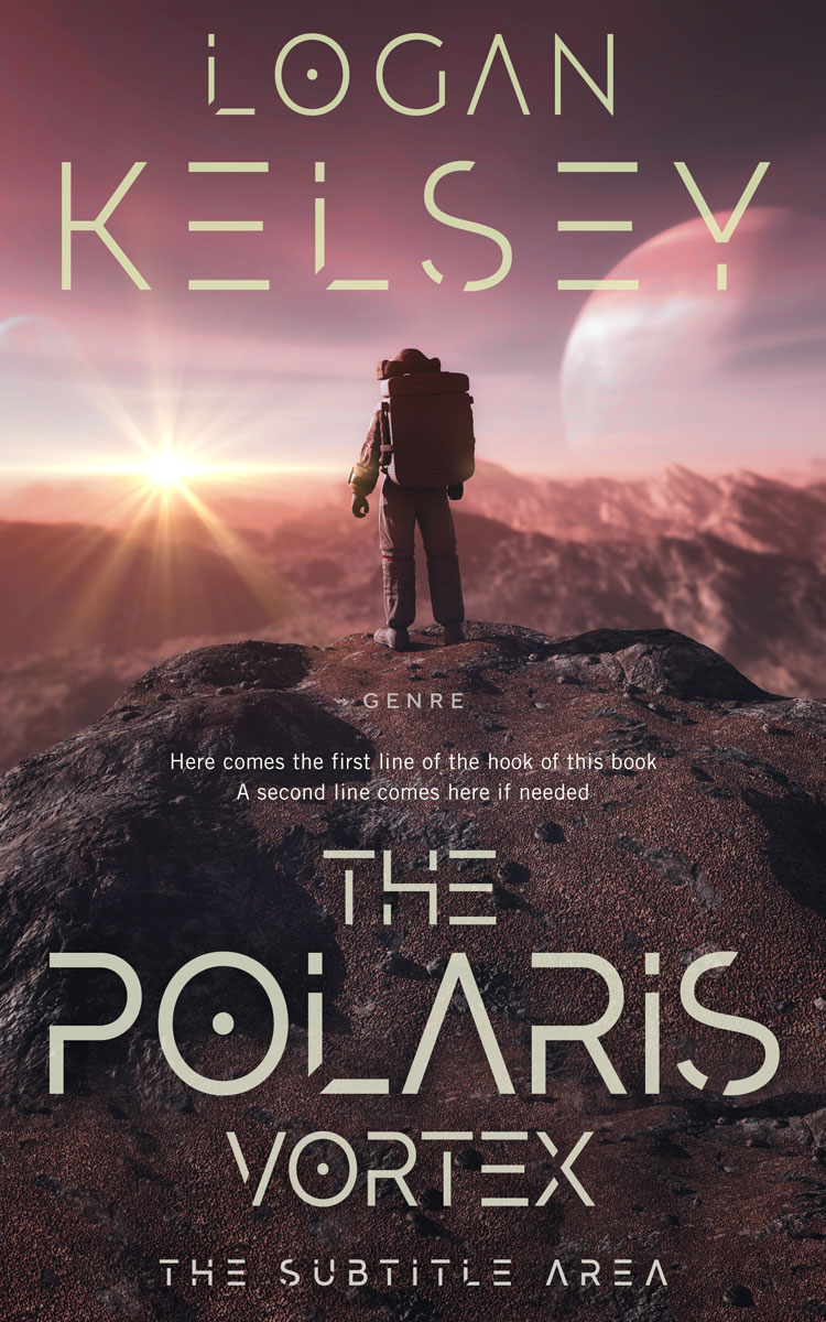 2D view of Premade Science Fiction Book Cover - Woody Brown