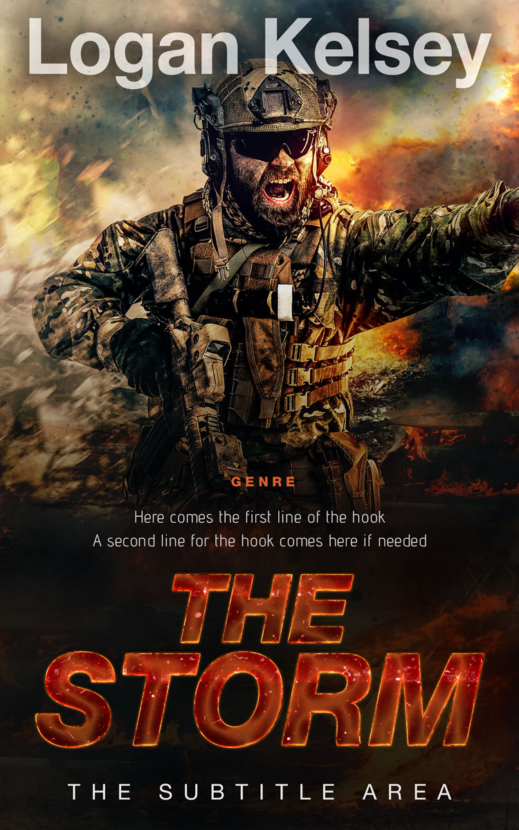 2D view of Premade Mystery & Thriller & Suspense Book Cover - Twine