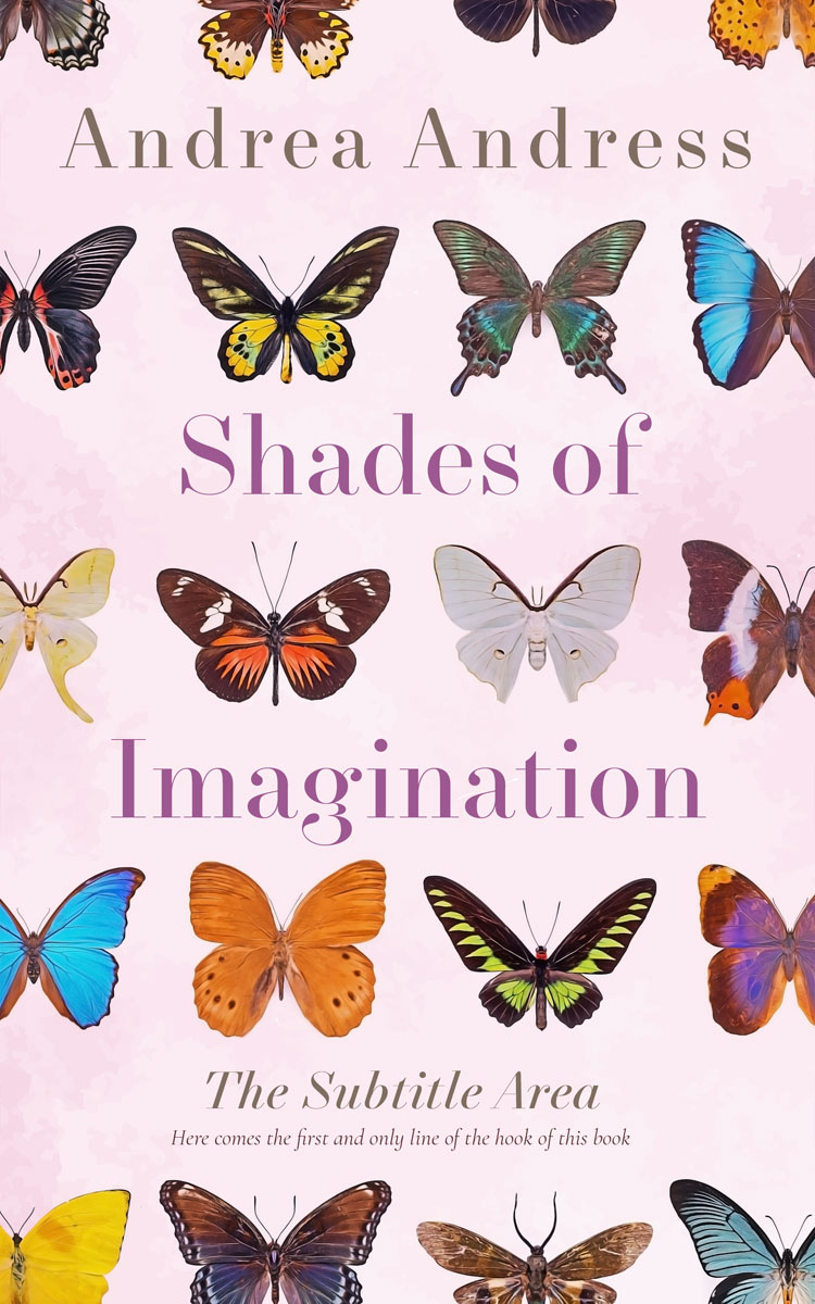 2D view of Premade Romance Book Cover - Amour