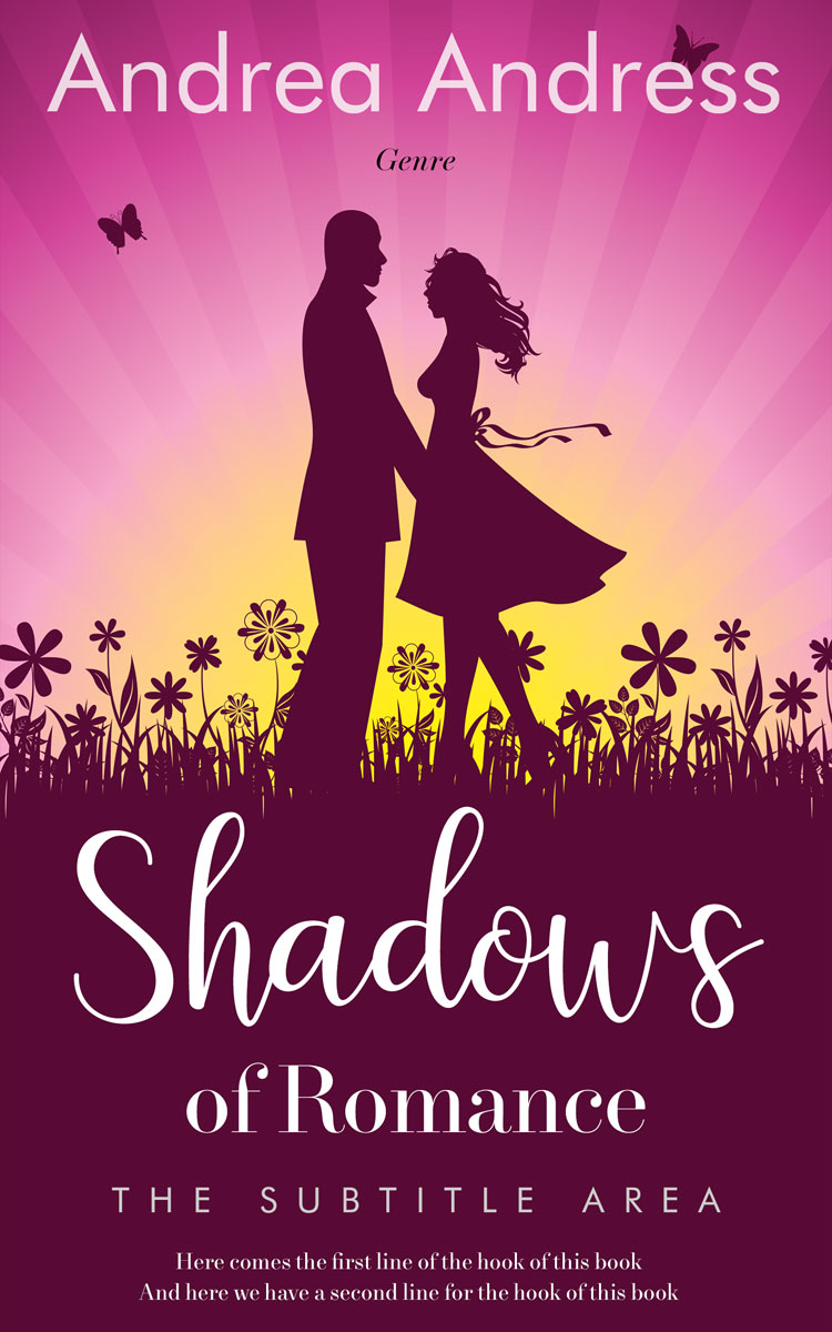 2D view of Premade Romance Book Cover - Loulou