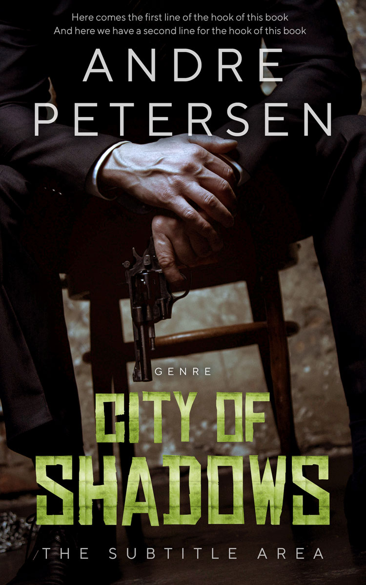 2D view of Premade Mystery & Thriller & Suspense Book Cover - Night Rider