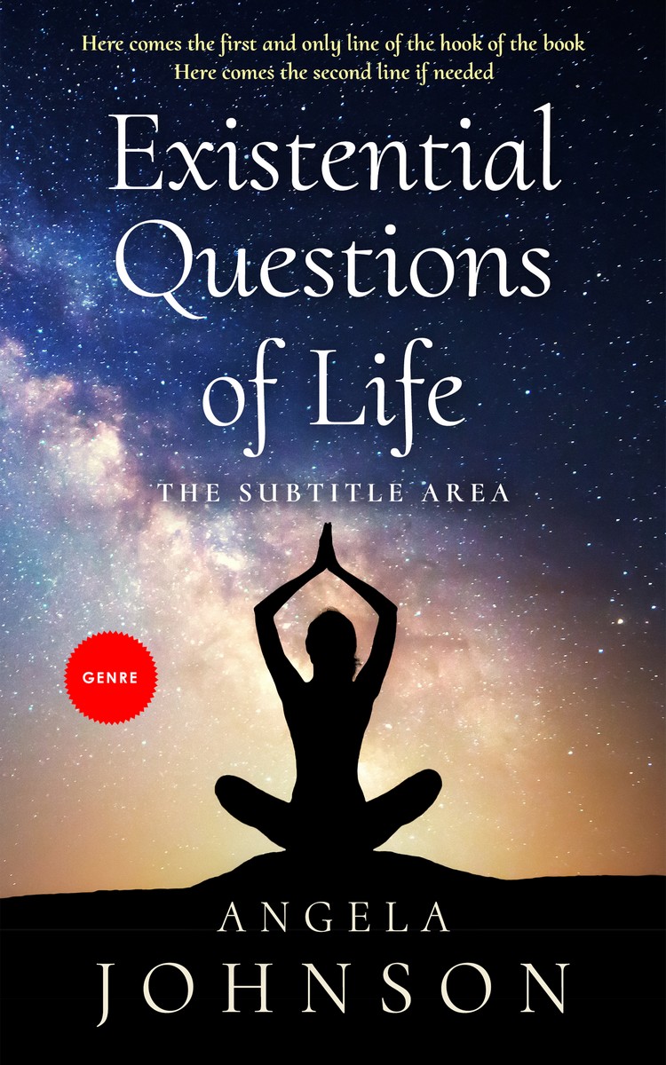 2D view of Premade Self-Improvement & Self-Help Book Cover - Mirage