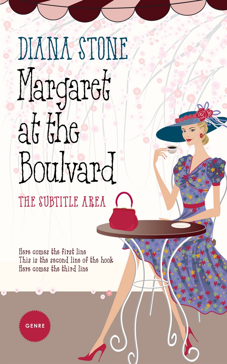 2D view of Premade Romance Book Cover - Dawn Pink