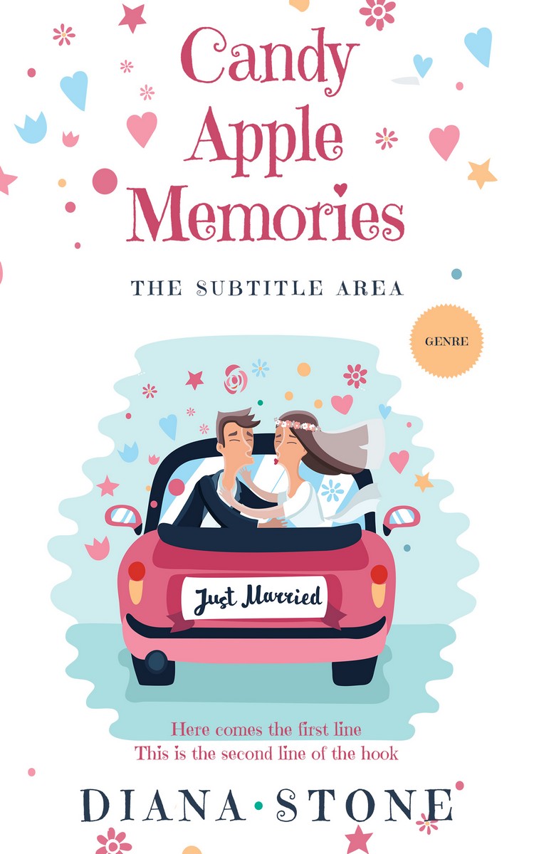 2D view of Premade Romance Book Cover - Iron