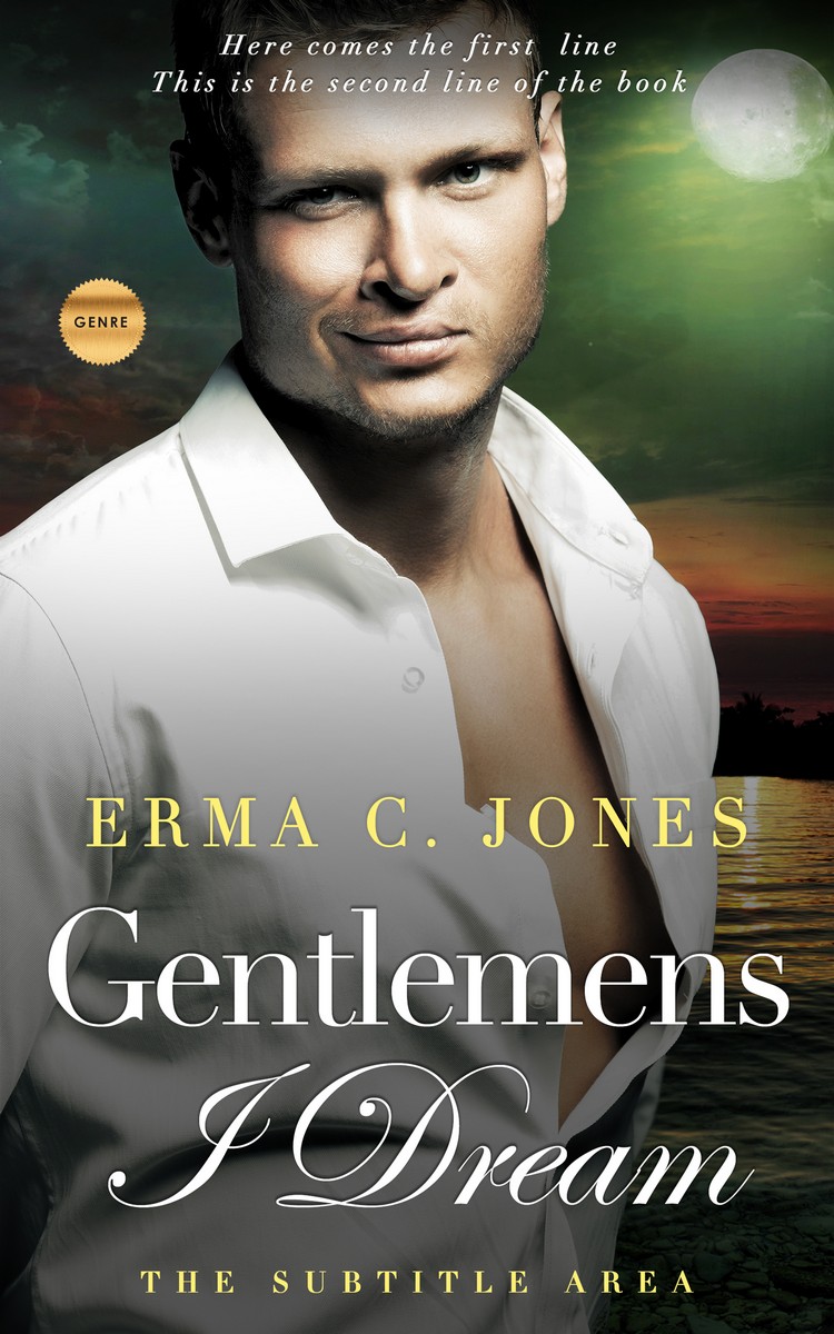 2D view of Premade Erotica Book Cover - Kelp