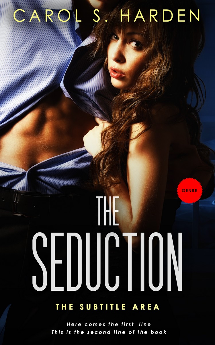 2D view of Premade Erotica Book Cover - Vanilla