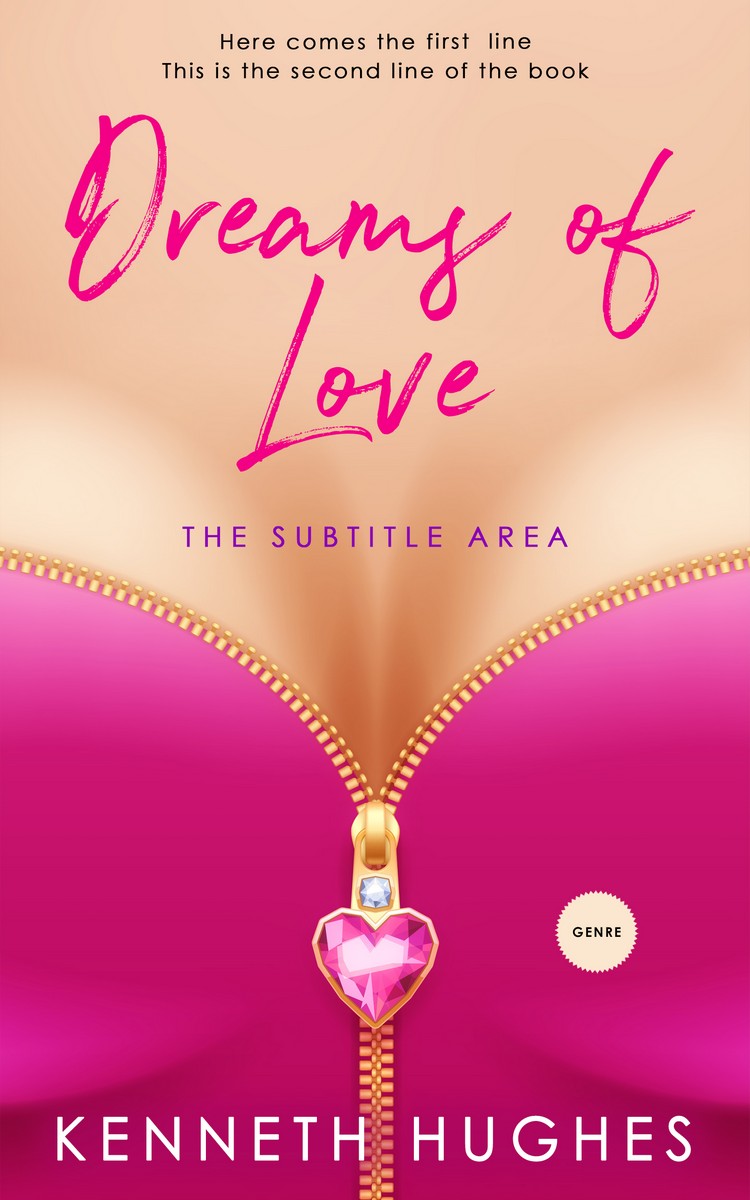 2D view of Premade Erotica Book Cover - Mandys Pink