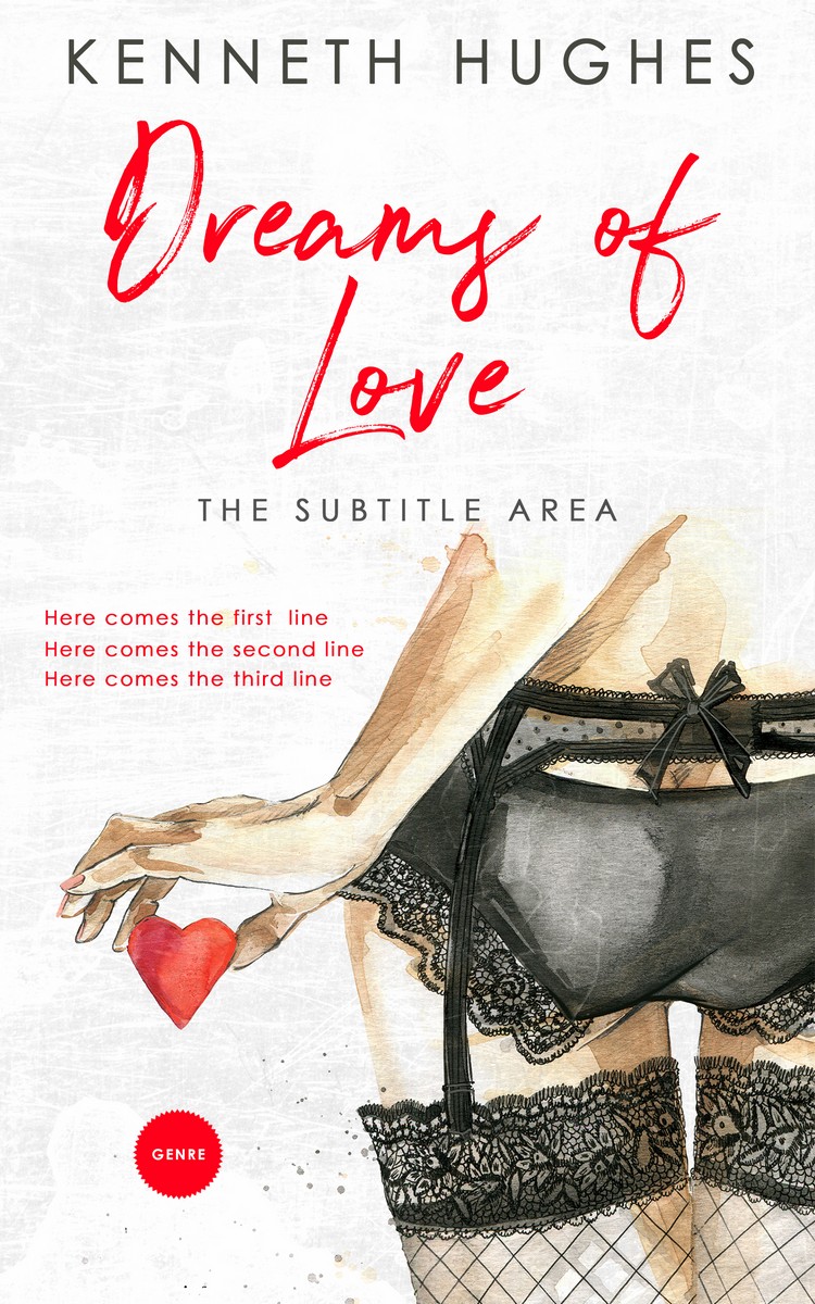 2D view of Premade Erotica Book Cover - Kelp