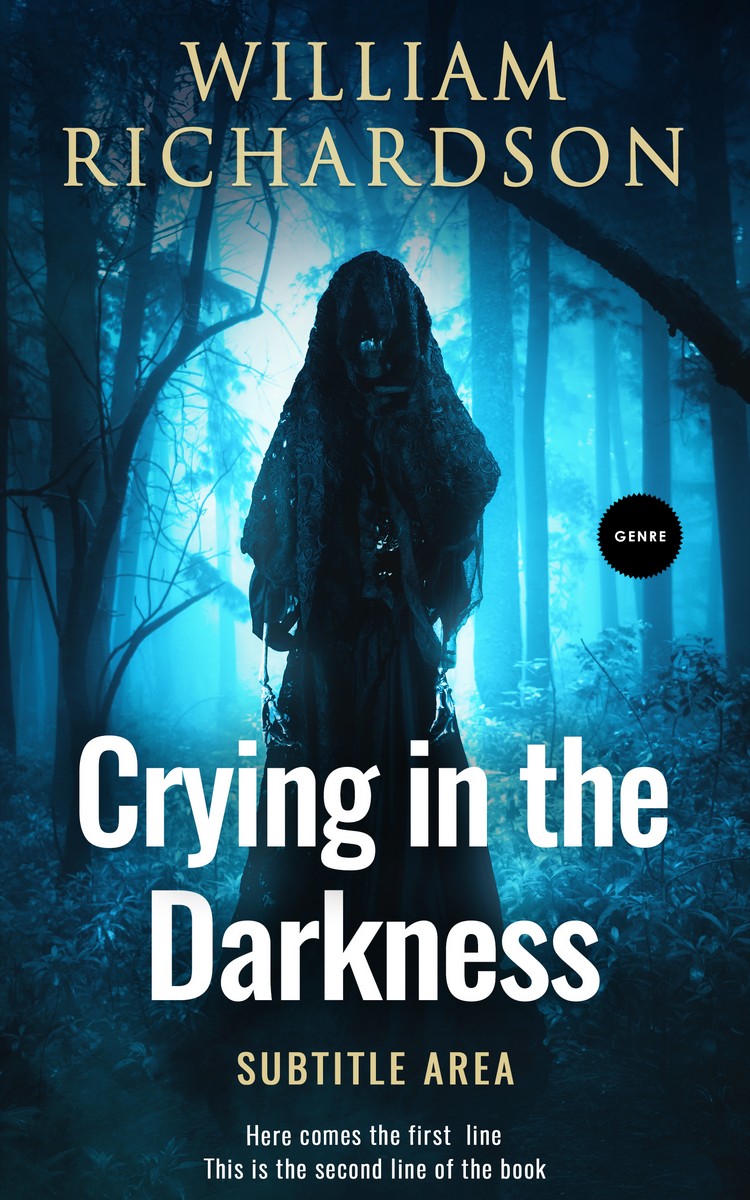 2D view of Premade Horror Book Cover - Elephant