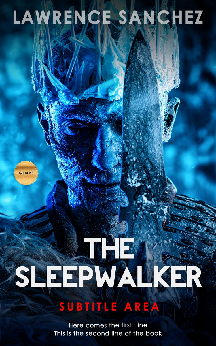 2D view of Premade Horror Book Cover - Black Pearl