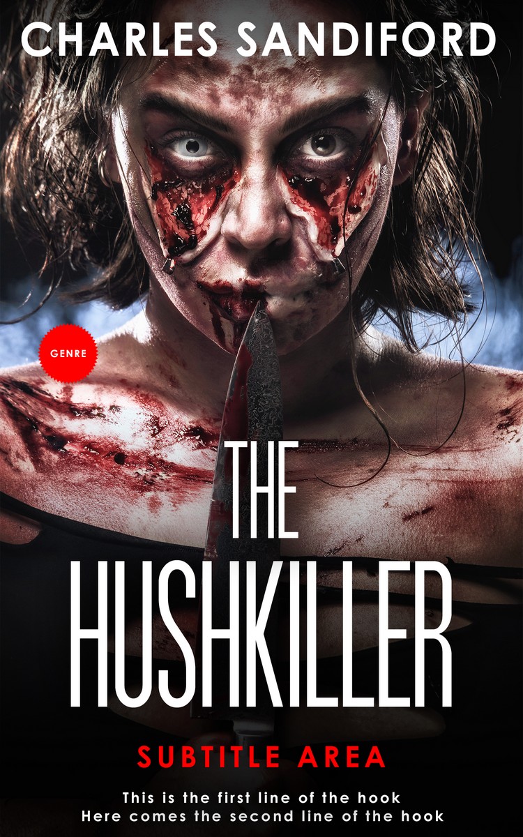 2D view of Premade Apocalyptica Book Cover - Oriental Pink