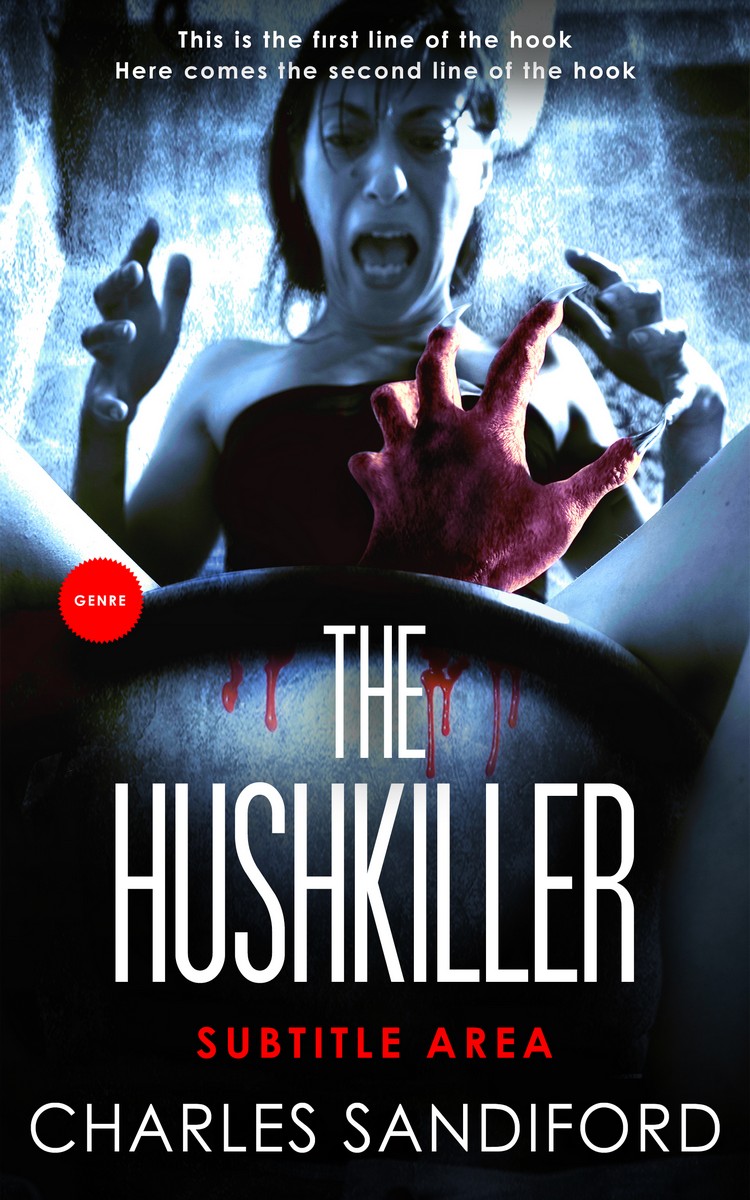 2D view of Premade Horror Book Cover - Woodsmoke