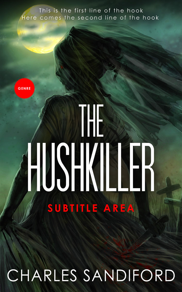 2D view of Premade Mystery & Thriller & Suspense Book Cover - Heavy Metal