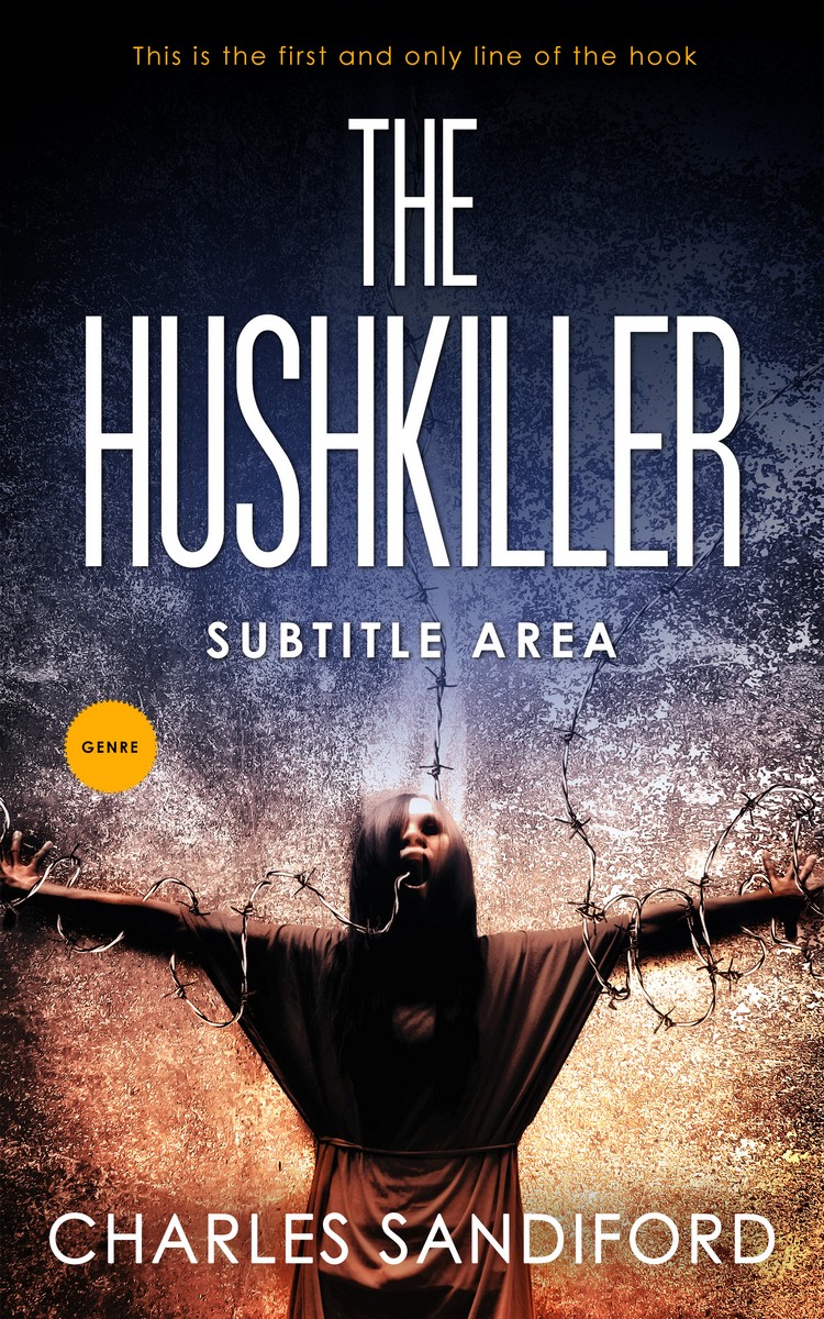 2D view of Premade Mystery & Thriller & Suspense Book Cover - Tan