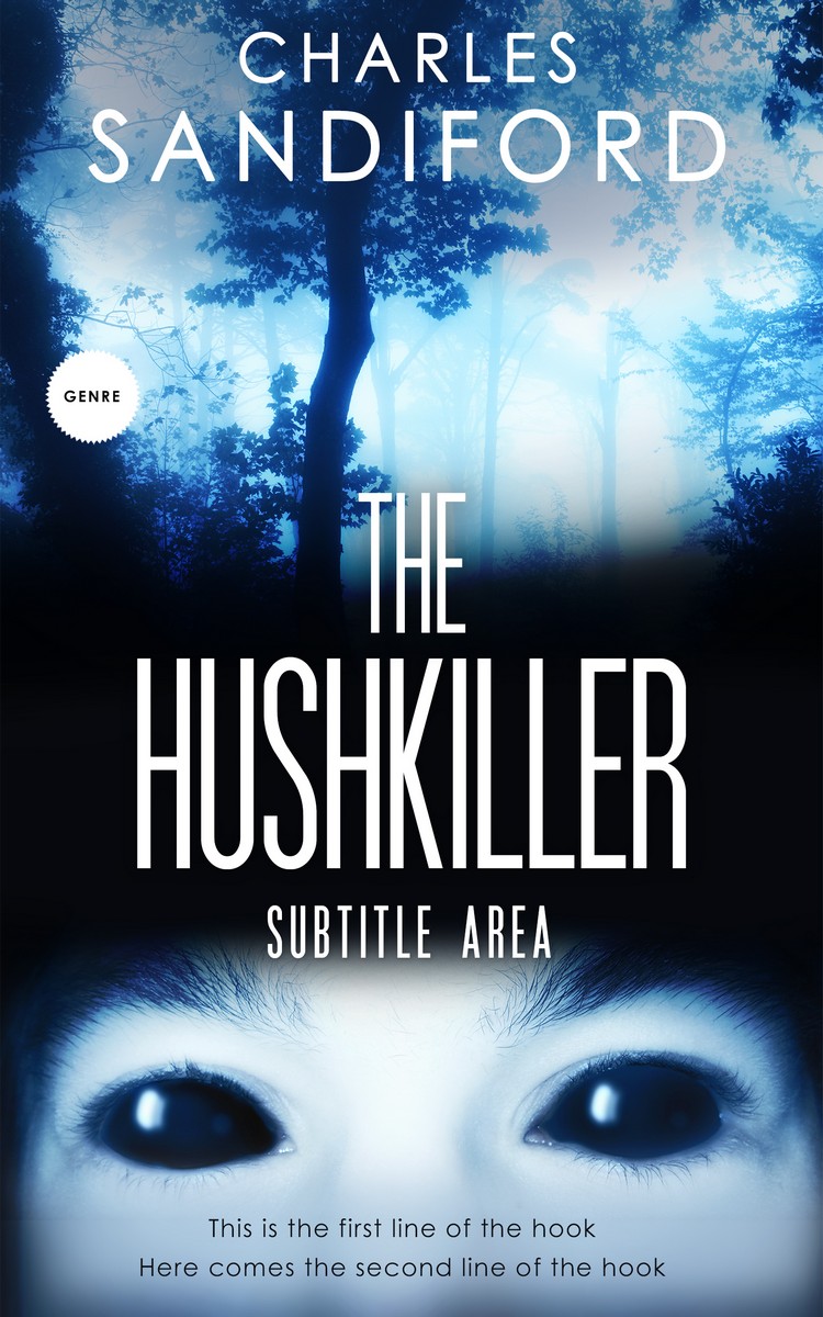 2D view of Premade Horror Book Cover - Firefly