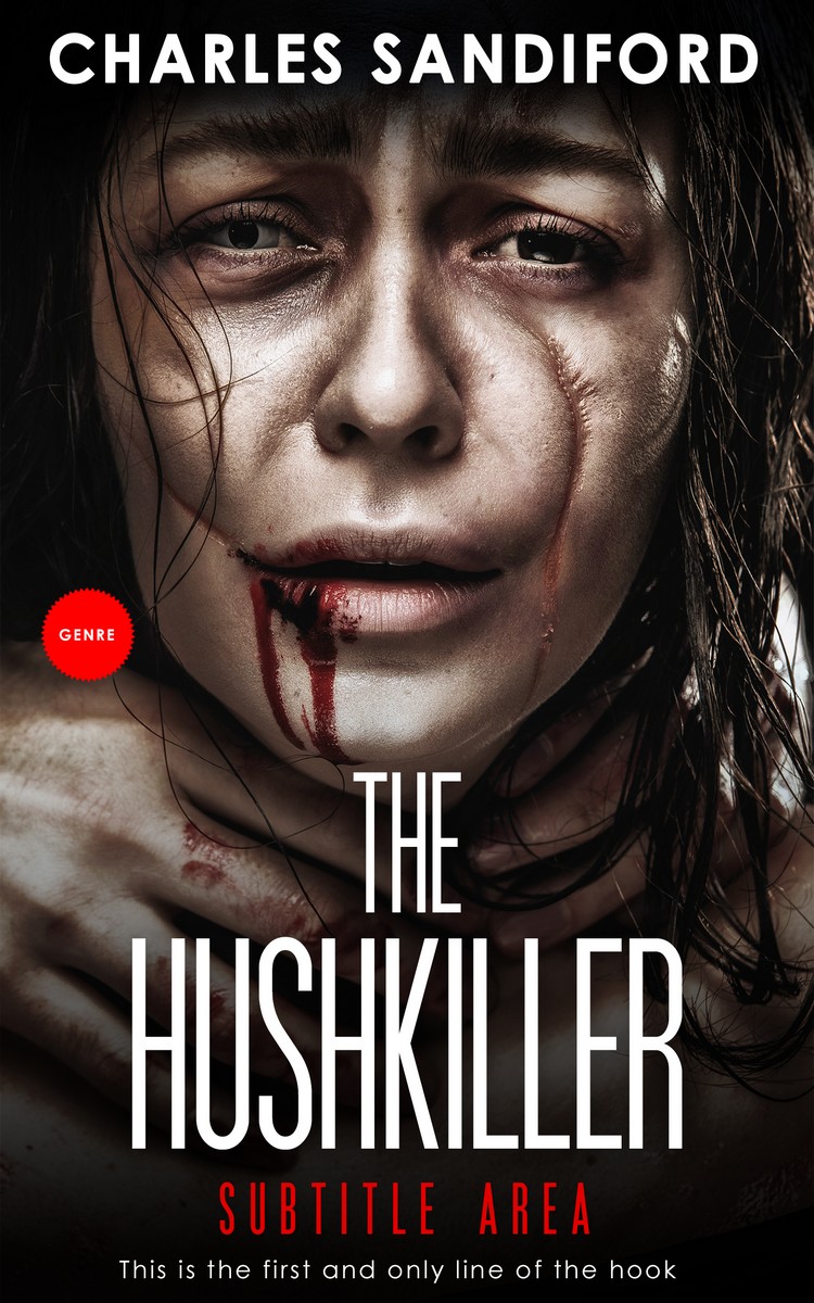 2D view of Premade Horror Book Cover - Zeus