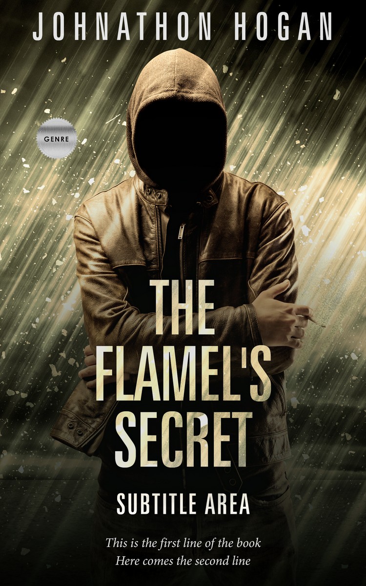 2D view of Premade Mystery & Thriller & Suspense Book Cover - Rodeo Dust