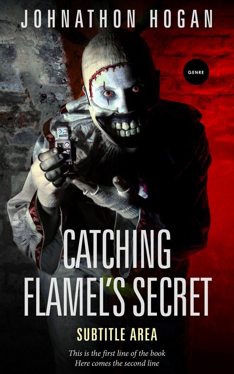 2D view of Premade Mystery & Thriller & Suspense Book Cover - Oriental Pink