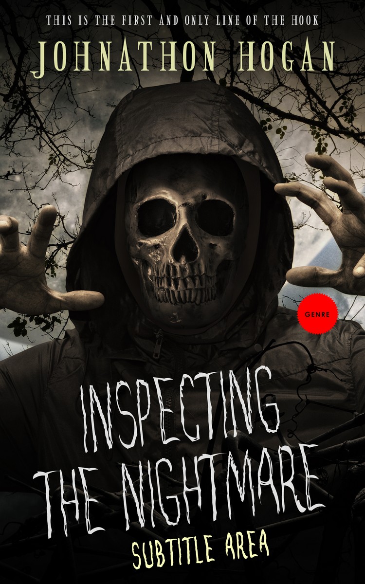 2D view of Premade Horror Book Cover - Rangoon Green