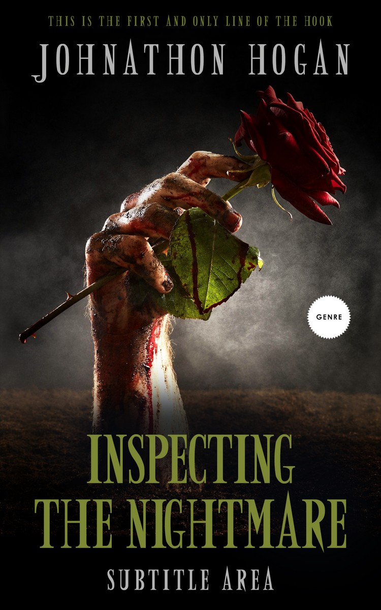 2D view of Premade Horror Book Cover - Zeus