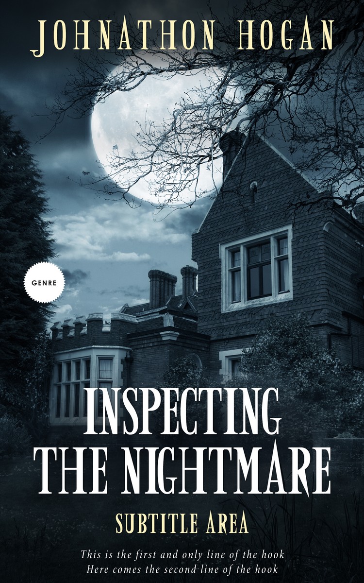 2D view of Premade Fantasy Book Cover - Mirage