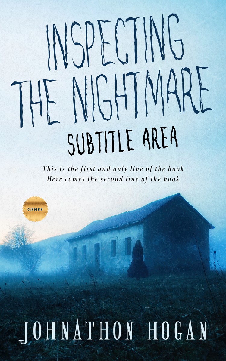 2D view of Premade Horror Book Cover - Link Water