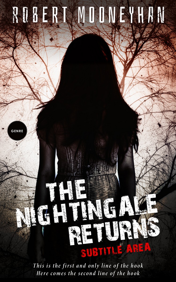 2D view of Premade Horror Book Cover - Gondola