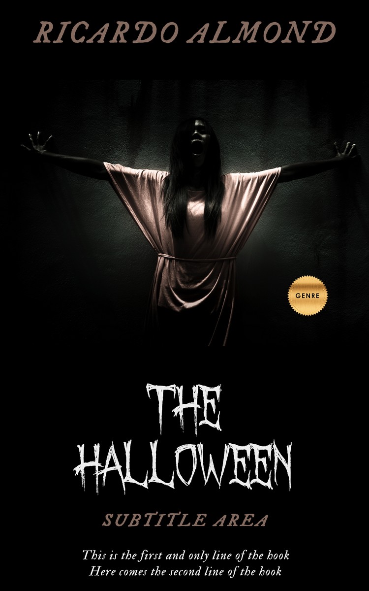 2D view of Premade Mystery & Thriller & Suspense Book Cover - Cod Gray