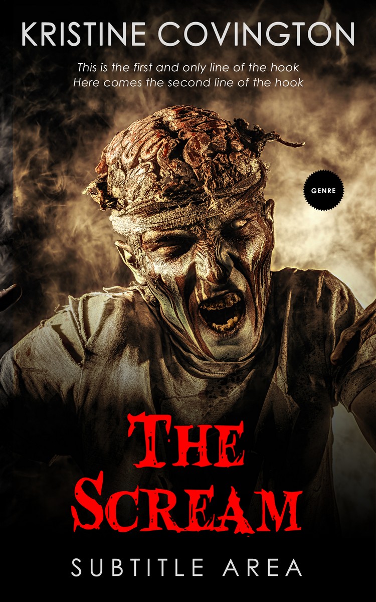 2D view of Premade Apocalyptica Book Cover - Antique Brass