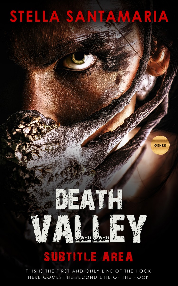 2D view of Premade Horror Book Cover - Eunry