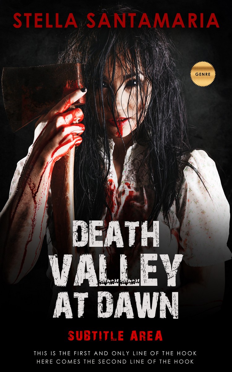 2D view of Premade Horror Book Cover - Eunry