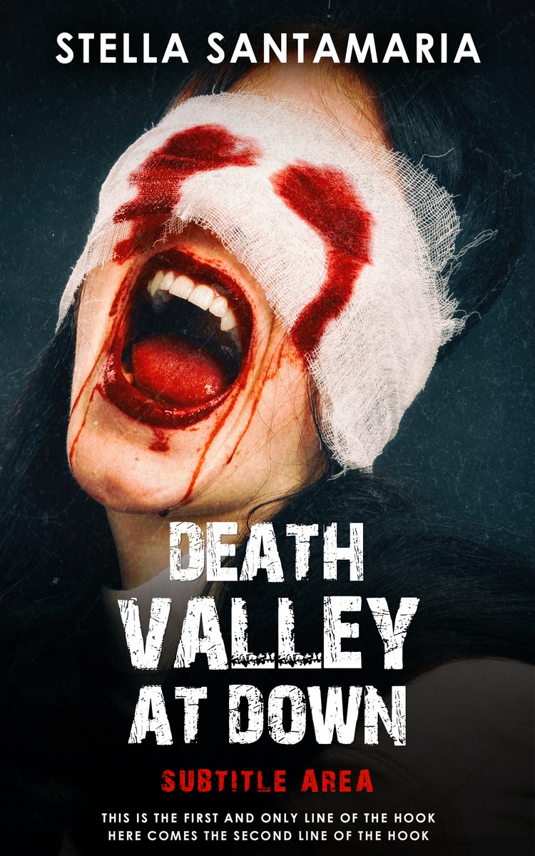 2D view of Premade Horror Book Cover - Woodsmoke