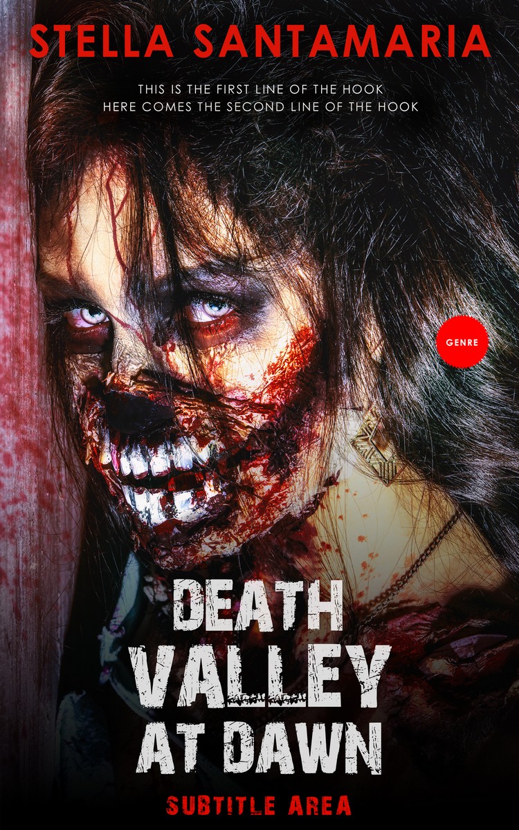 2D view of Premade Horror Book Cover - Eunry