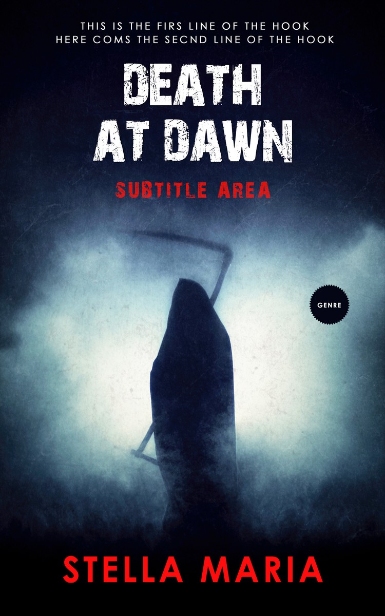 2D view of Premade Mystery & Thriller & Suspense Book Cover - Cloud