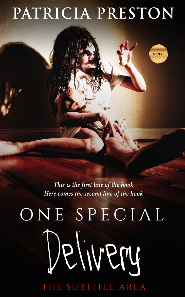 2D view of Premade Horror Book Cover - Rodeo Dust