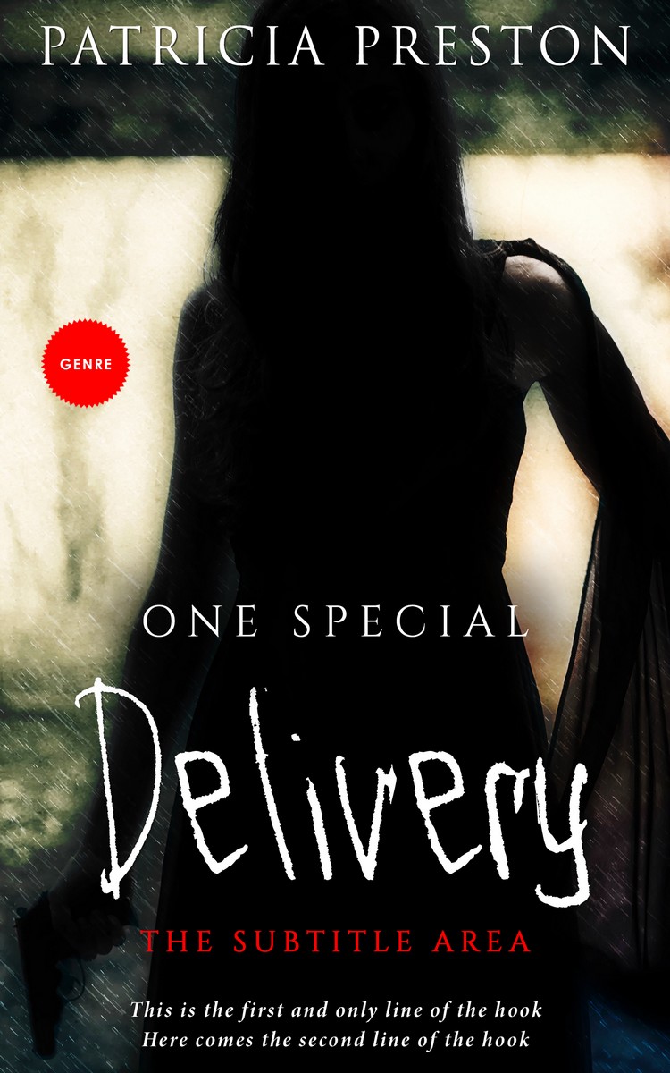 2D view of Premade Horror Book Cover - Log Cabin