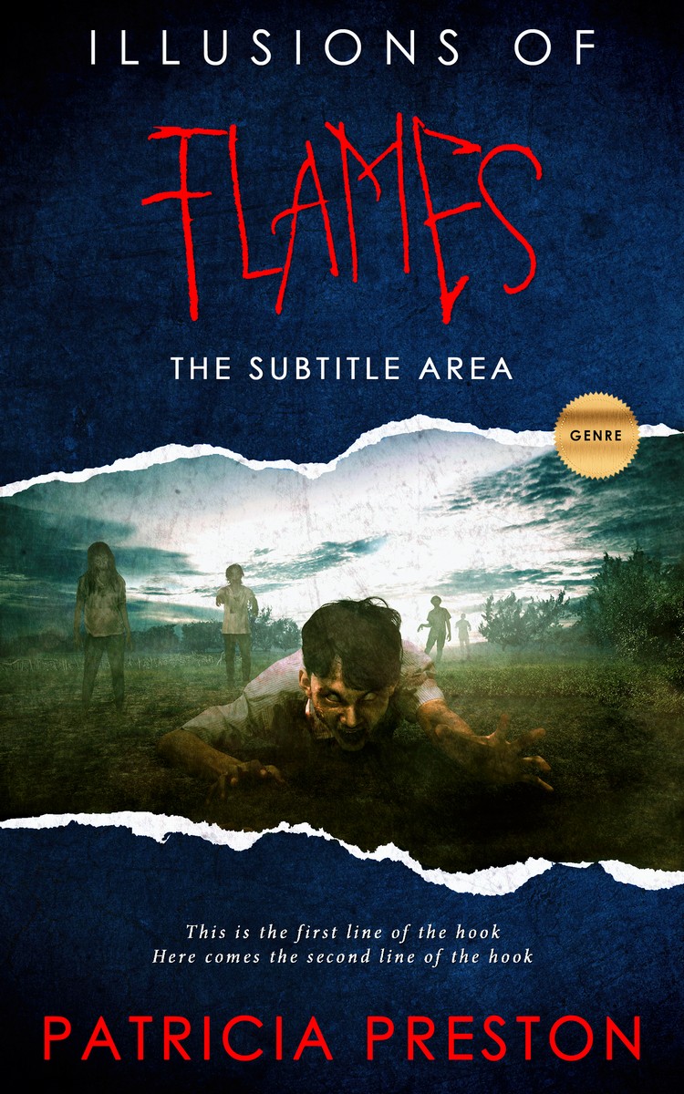 2D view of Premade Horror Book Cover - Gable Green