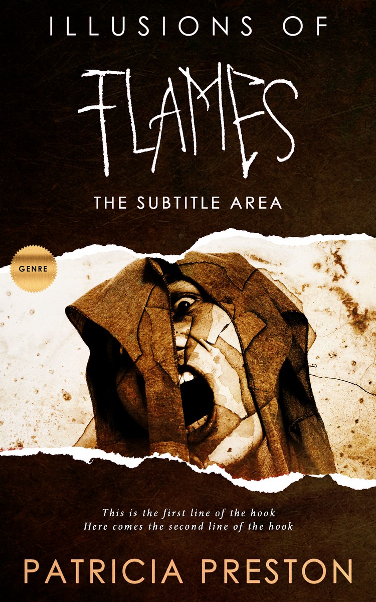 2D view of Premade Literary Fiction Book Cover - Creole