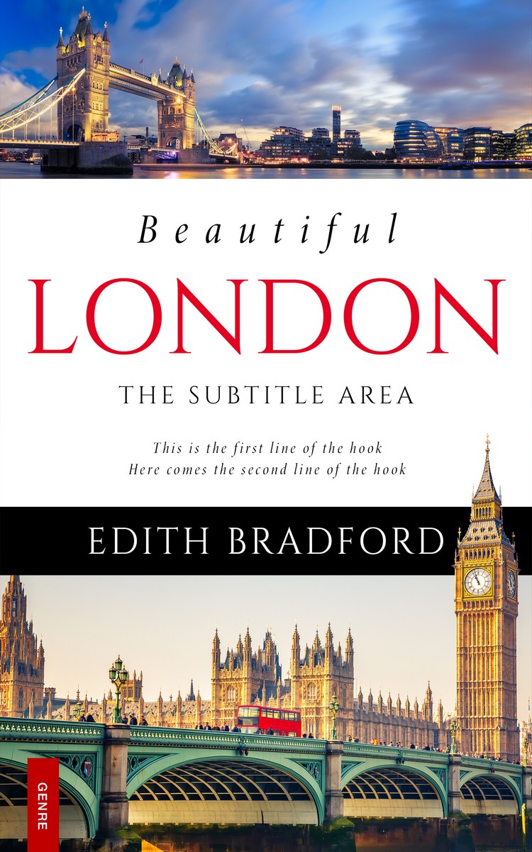 2D view of Premade Travel Book Cover - Tea