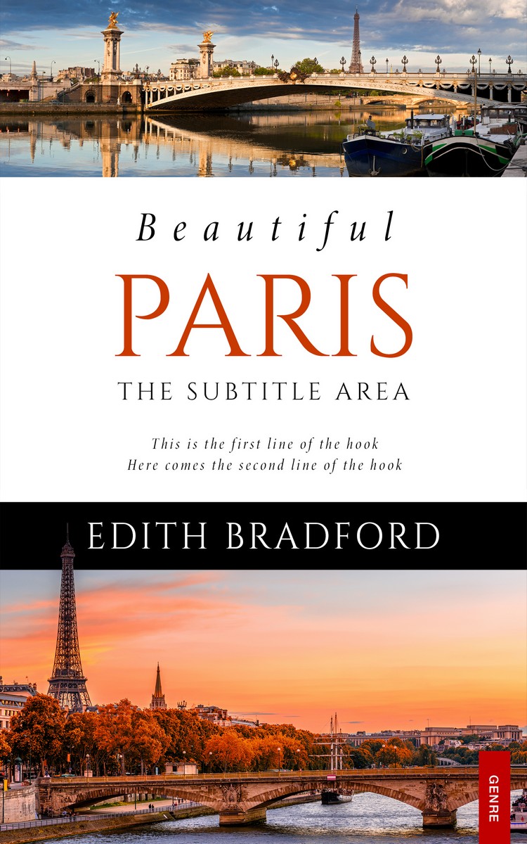 2D view of Premade Travel Book Cover - Cameo