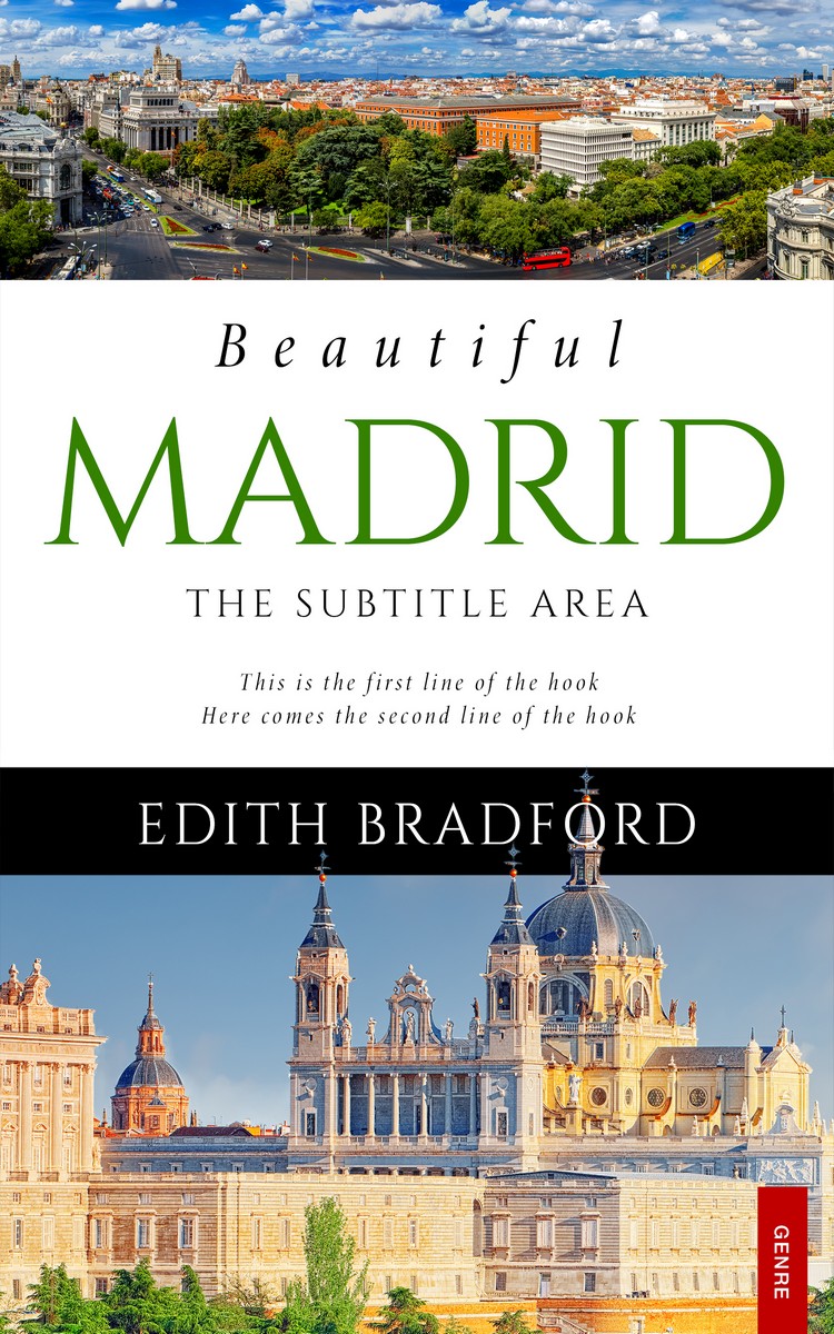 2D view of Premade Travel Book Cover - Tide