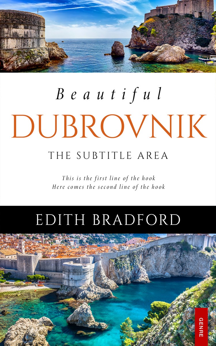 2D view of Premade Travel Book Cover - Outer Space