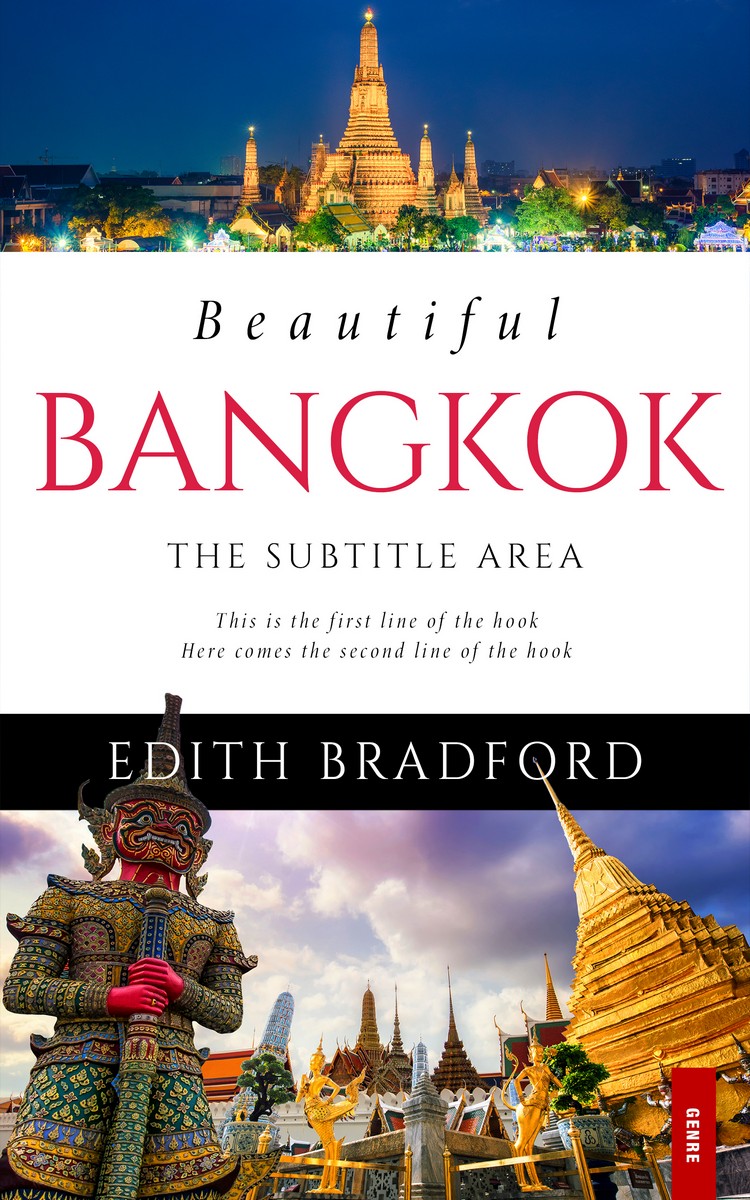 2D view of Premade Travel Book Cover - Tumbleweed