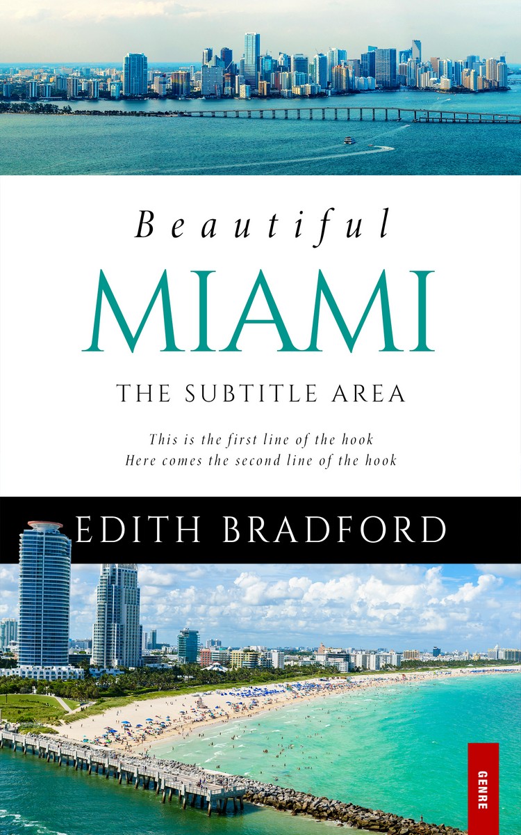 2D view of Premade Travel Book Cover - Celeste