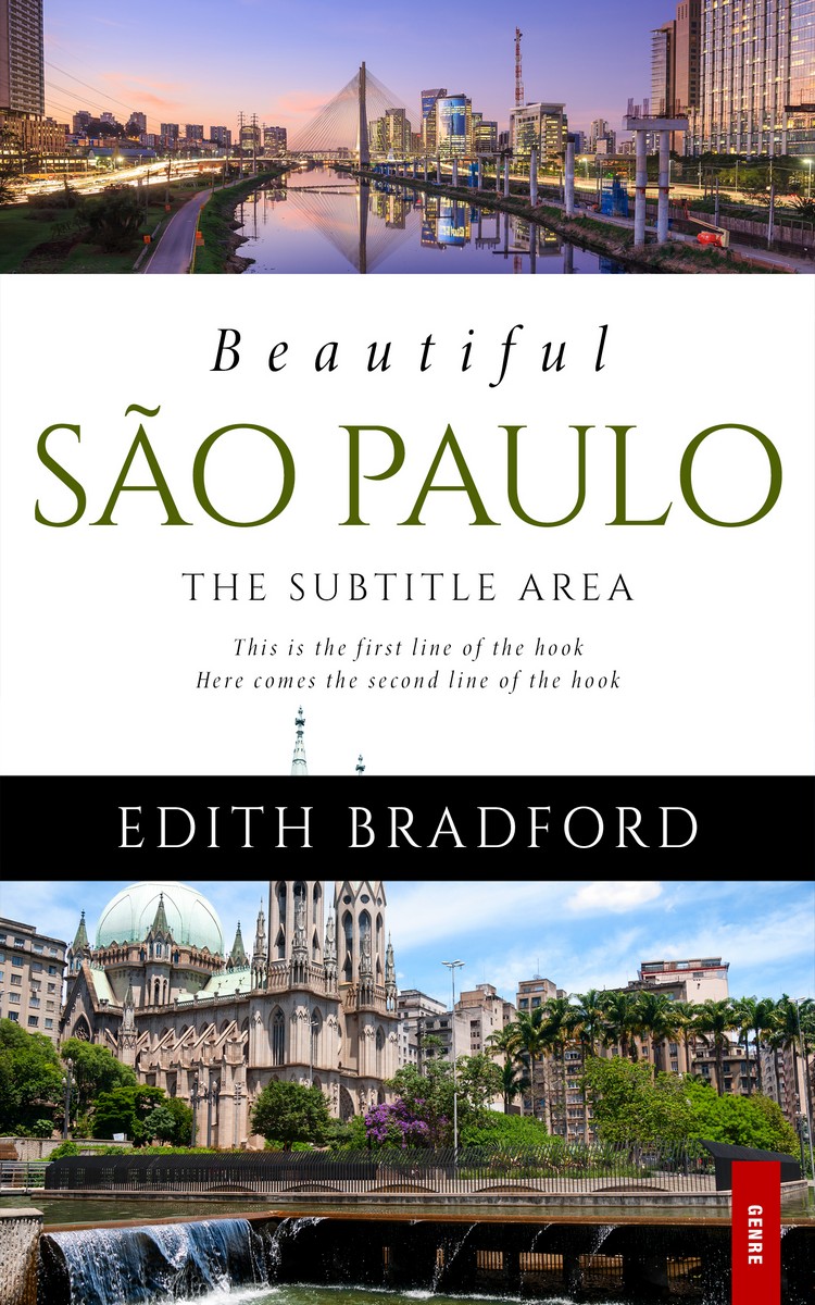 2D view of Premade Travel Book Cover - Rangitoto